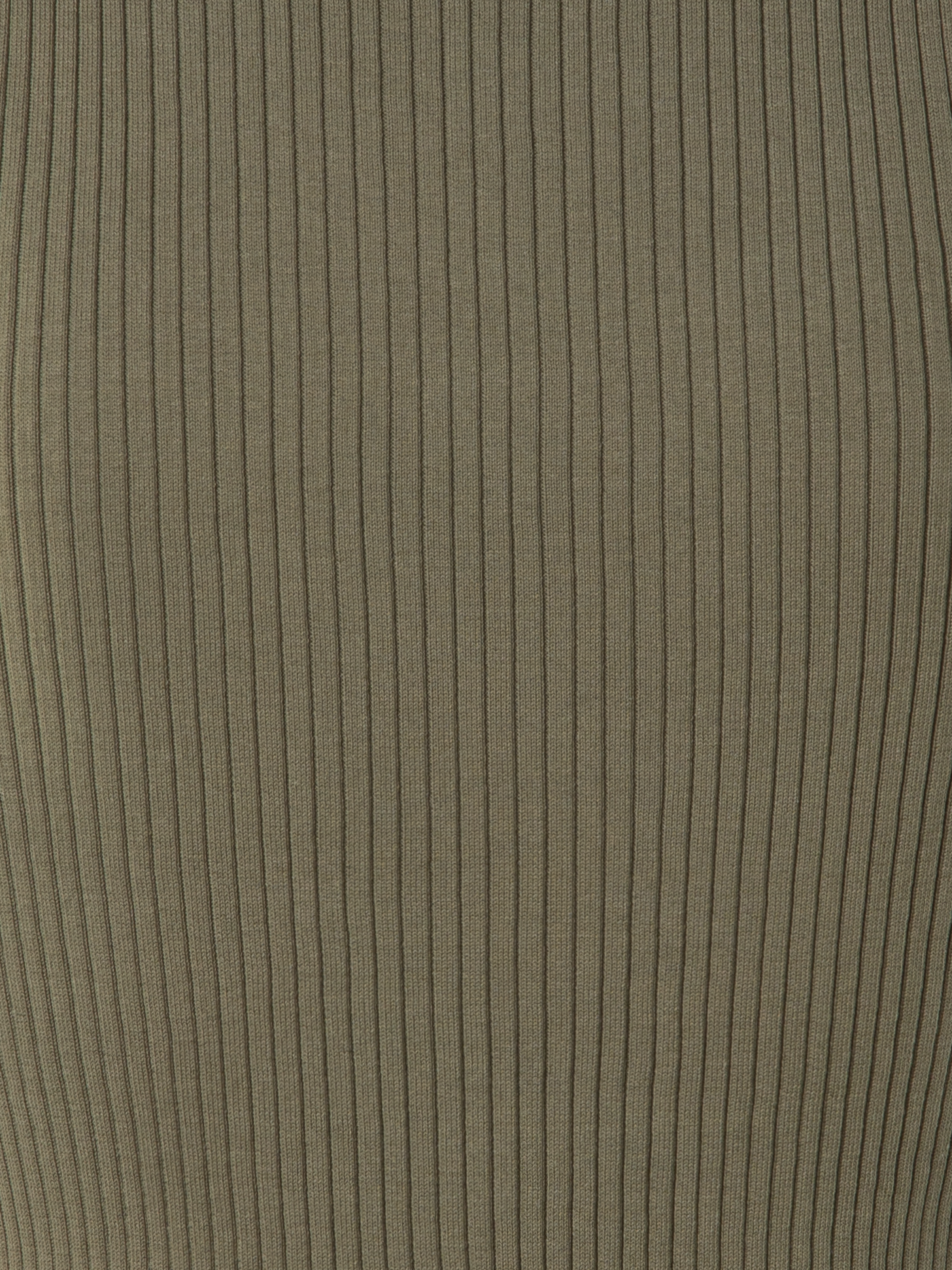 Designer Strick-Tank-Top aus gerippter Baumwolle - Grün