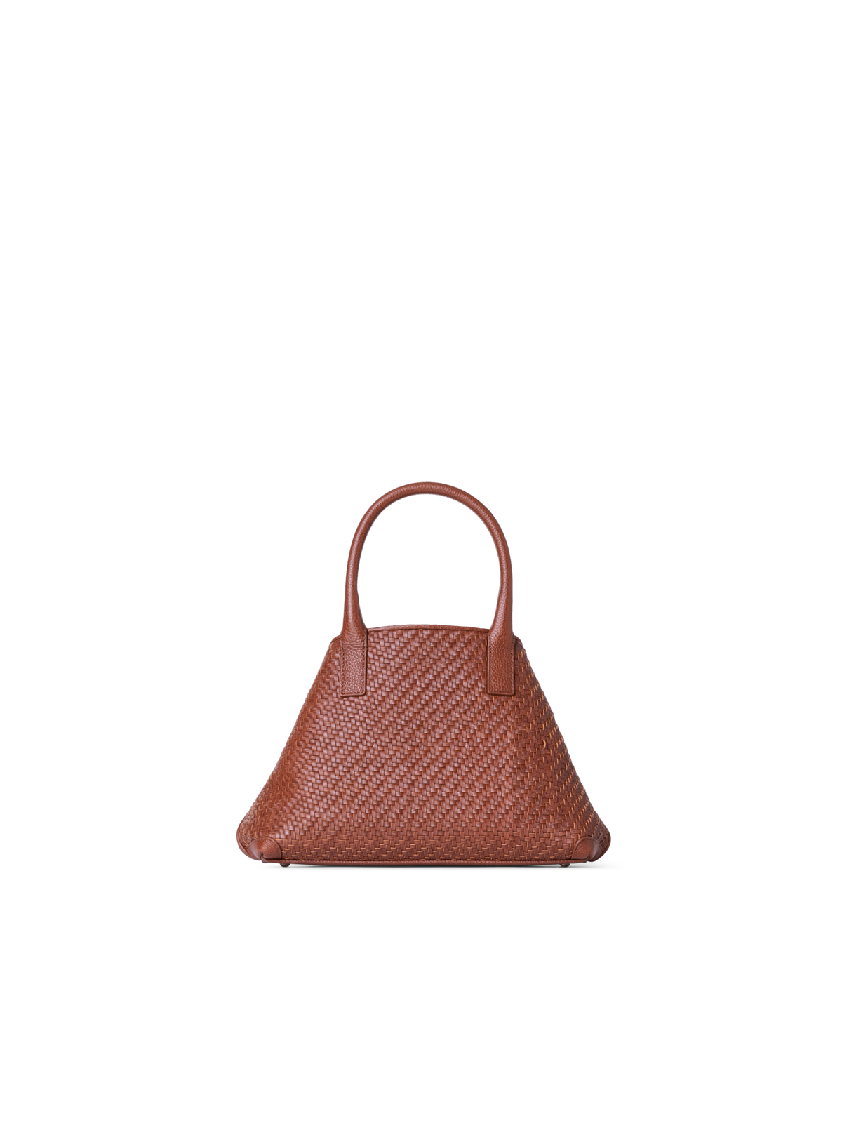 Designer Ai Little Top Handle Tote - Braun