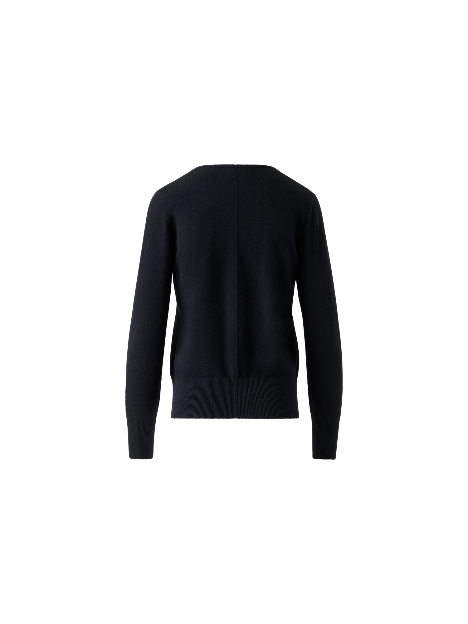 Designer Cashmere-Pullover mit V-Ausschnitt - Schwarz - Dunkelblau - Blau - Beige