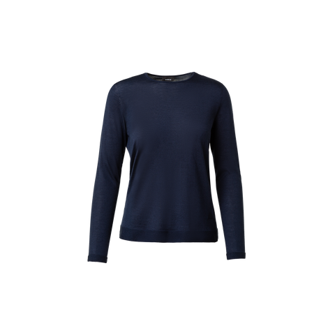 Nahtloser Pullover aus Kaschmir und Seide