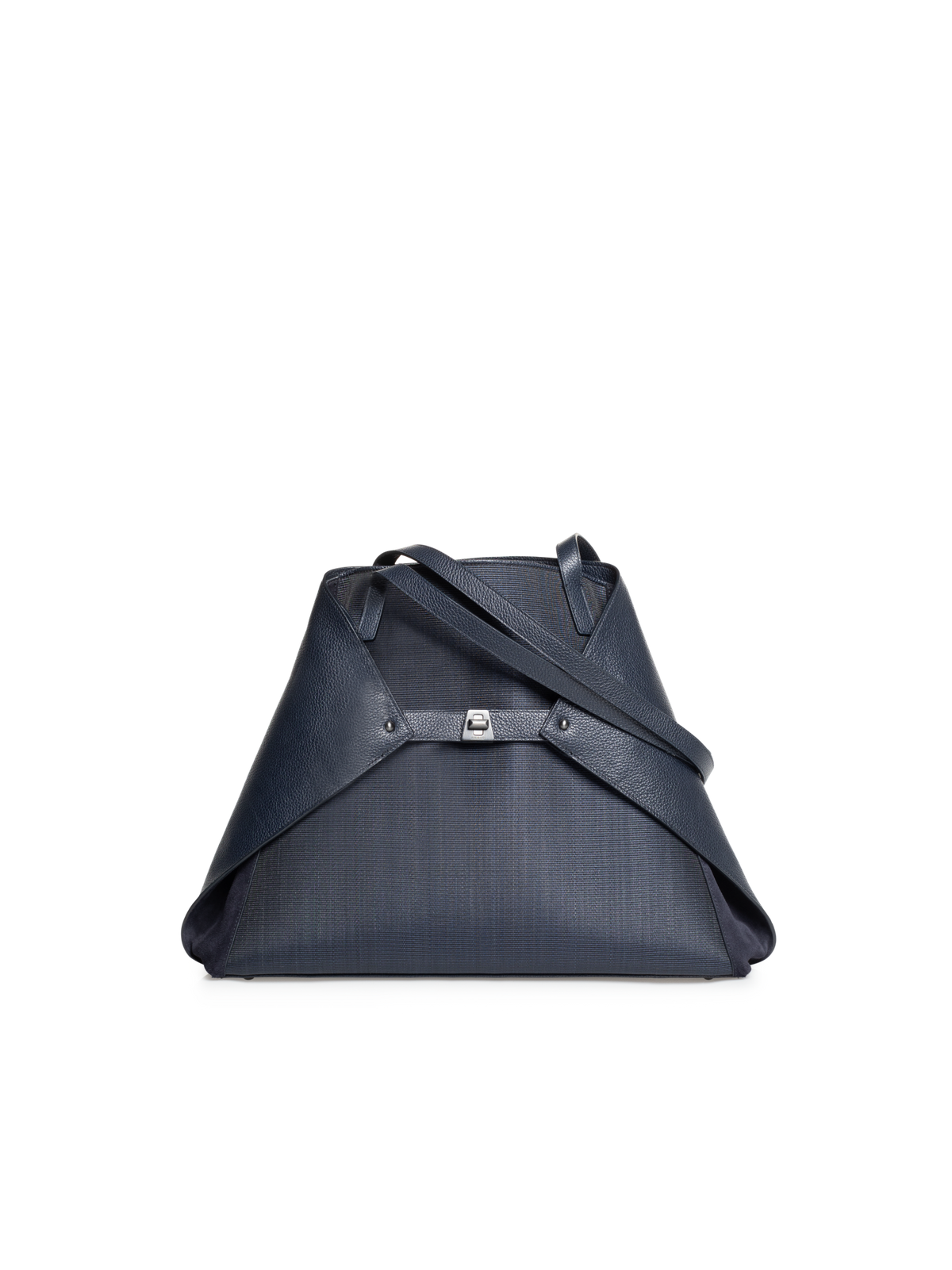 Designer Ai Medium Shoulder Tote - Dunkelblau - Blau