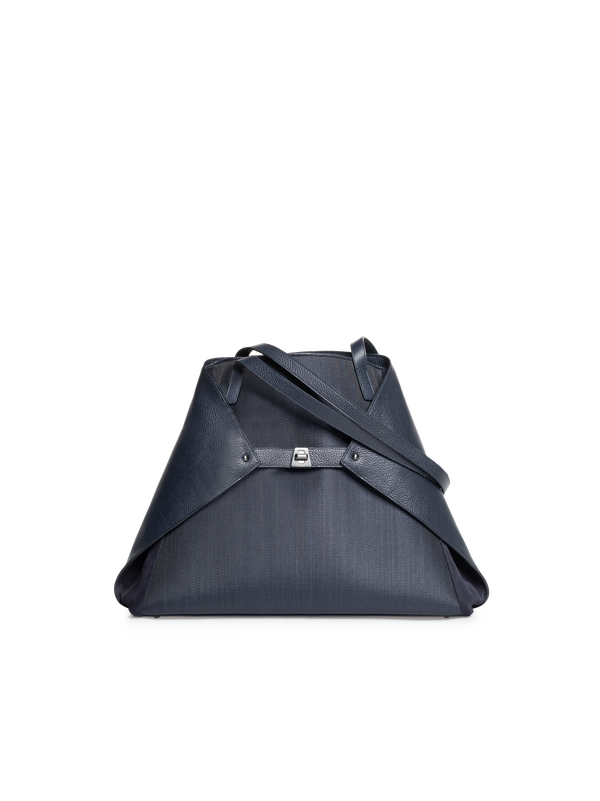 Designer Ai Medium Shoulder Tote - Dunkelblau - Blau