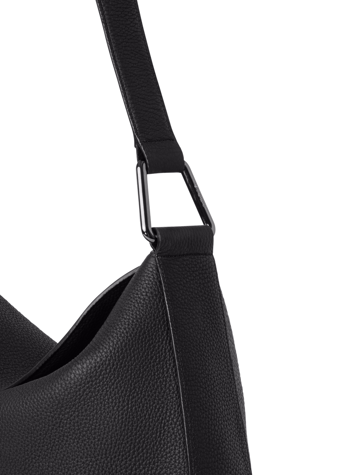 Designer Anna Medium Hobo Bag - Schwarz