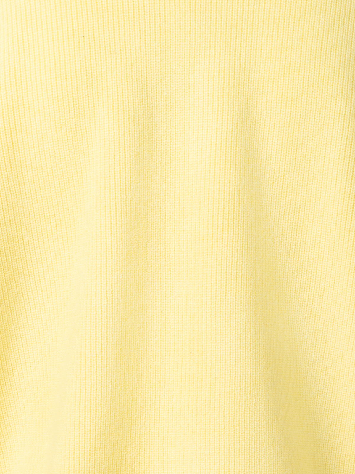Designer Gerippte Kaschmir-Strickjacke - Gelb