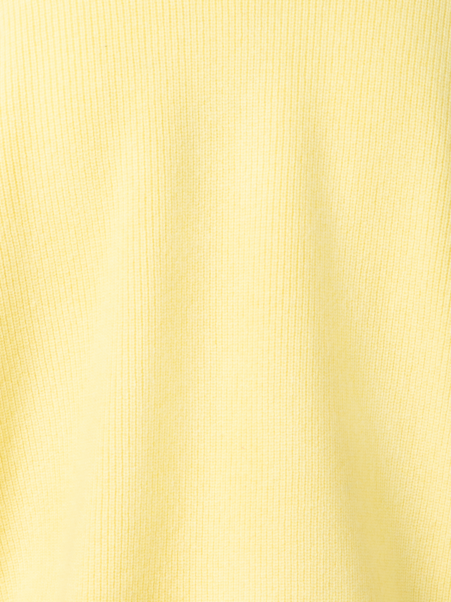Designer Gerippte Kaschmir-Strickjacke - Gelb