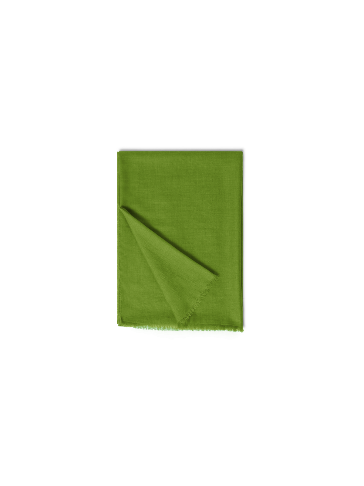 Designer Schal aus Kaschmir-Seide - Grün