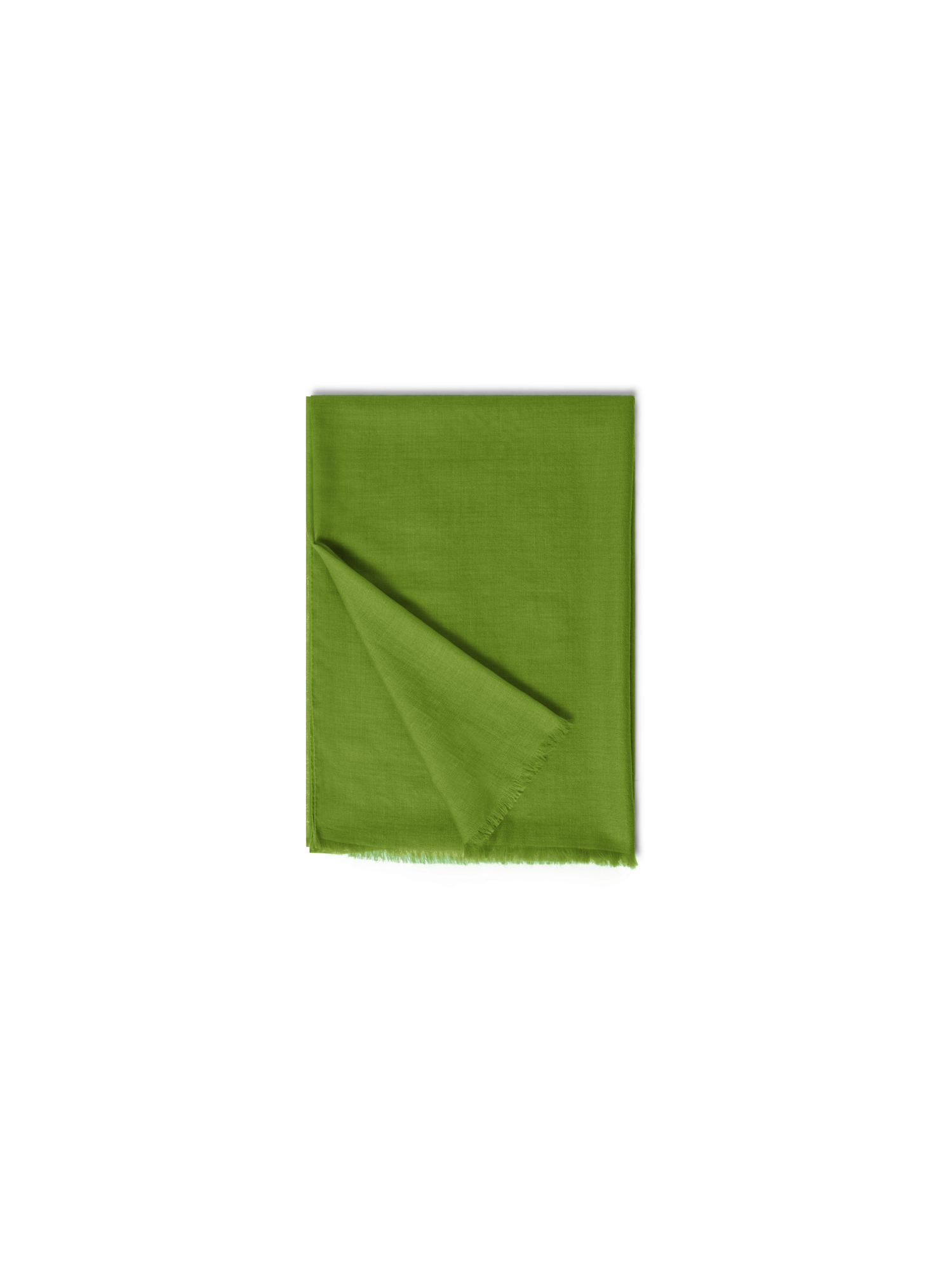 Designer Schal aus Kaschmir-Seide - Grün