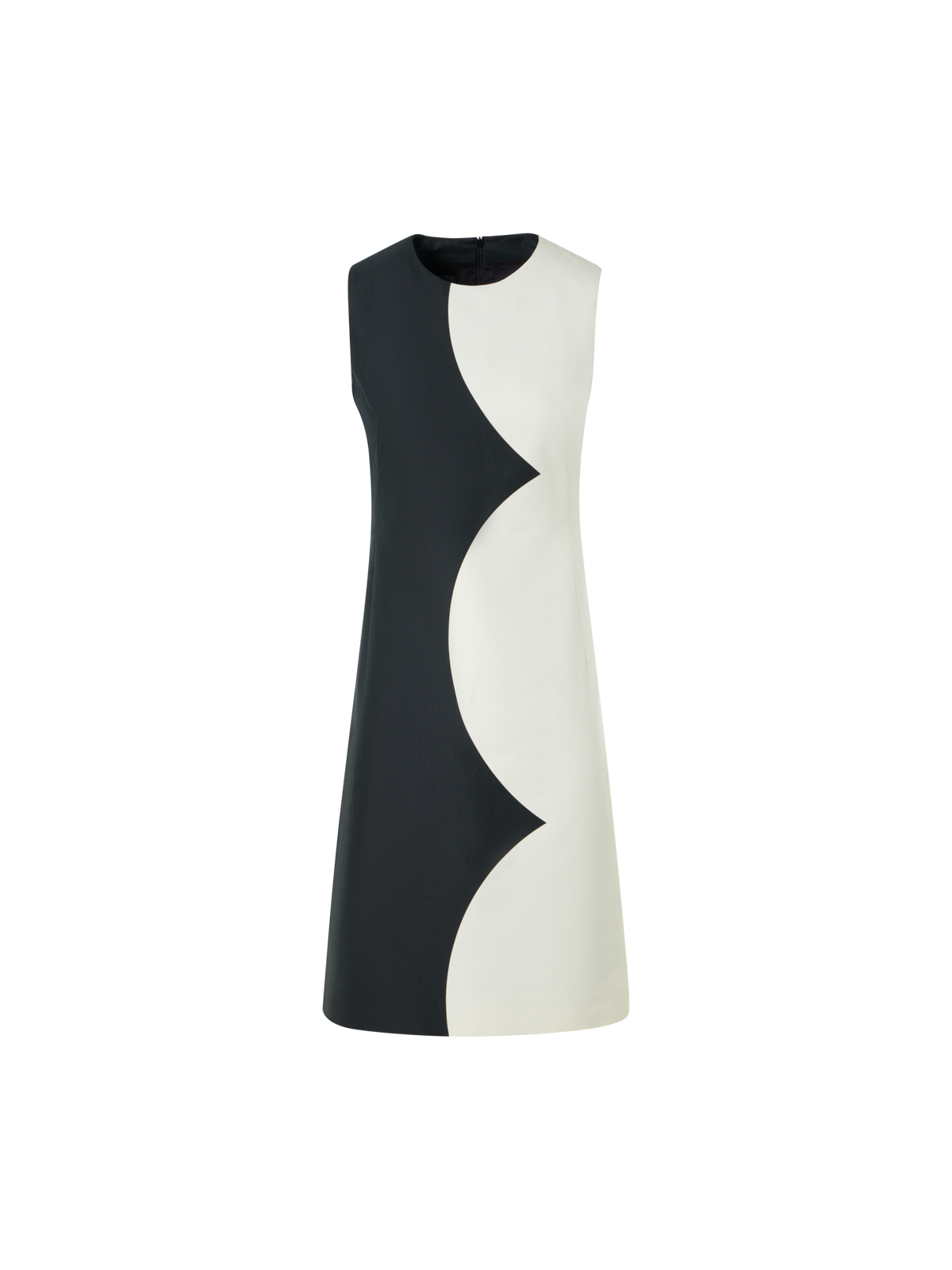 Designer Etuikleid mit Cloud-Druck - Bunt