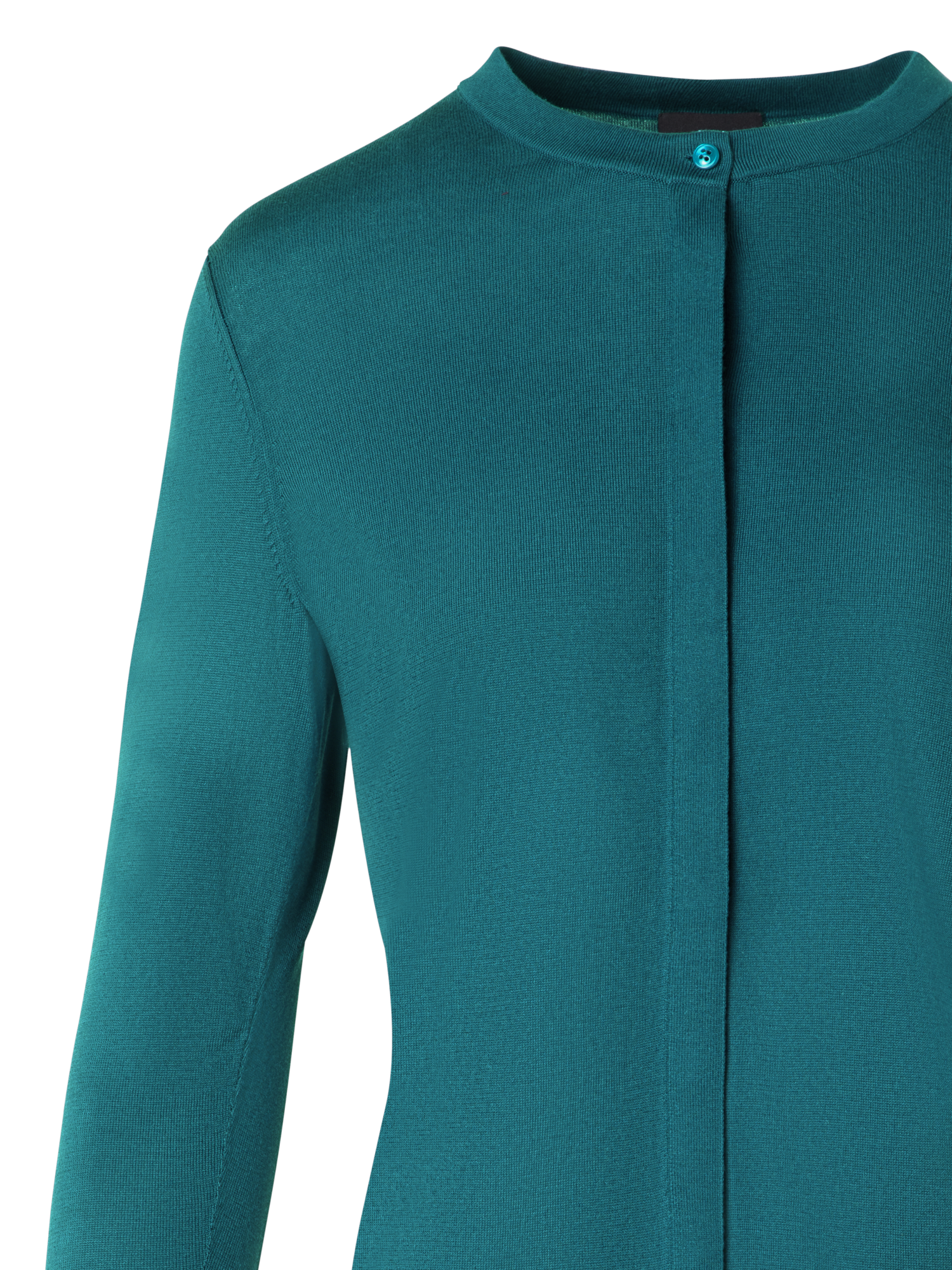 Designer Sea Island Baumwoll-Cardigan - Grün