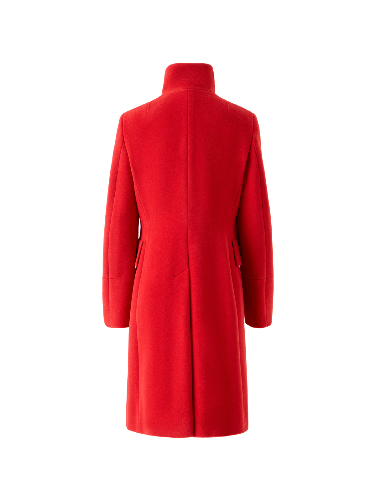 Designer Mantel aus Wollmischung - Rot