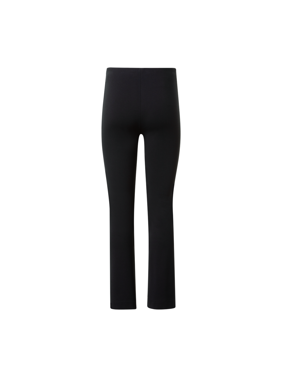 Designer Verkürzte Signature Jersey Schlaghose - Schwarz