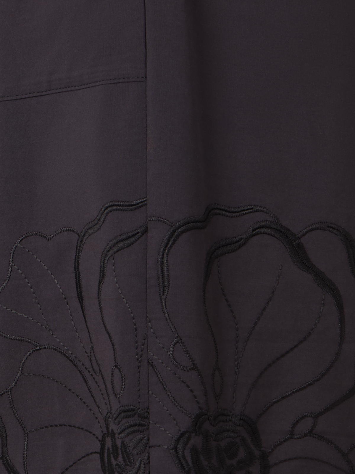Designer Frey Wide-Leg Hose aus Baumwollpopeline - Braun