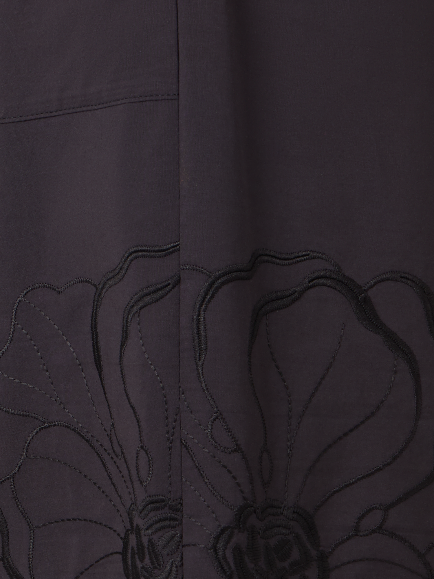 Designer Frey Wide-Leg Hose aus Baumwollpopeline - Braun