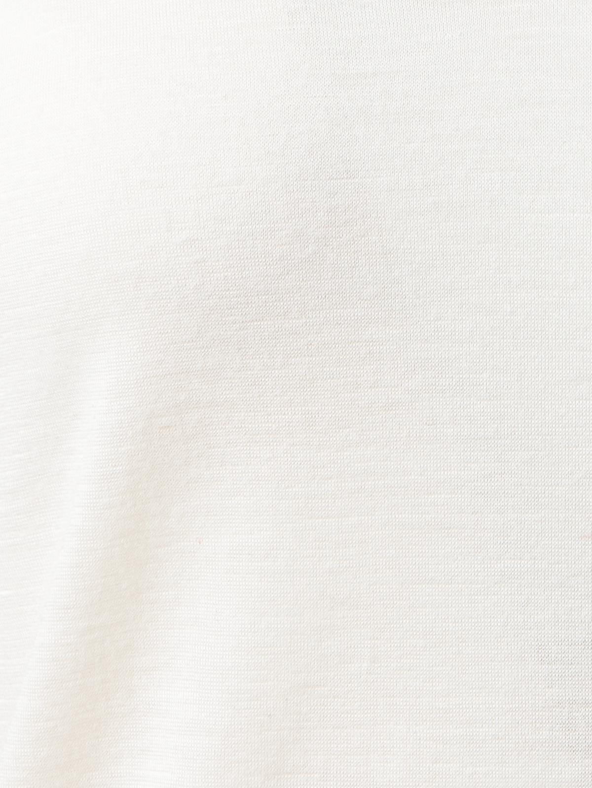 Designer Shirt aus Kaschmir und Seide mit V-Ausschnitt - Ecru - Weiss