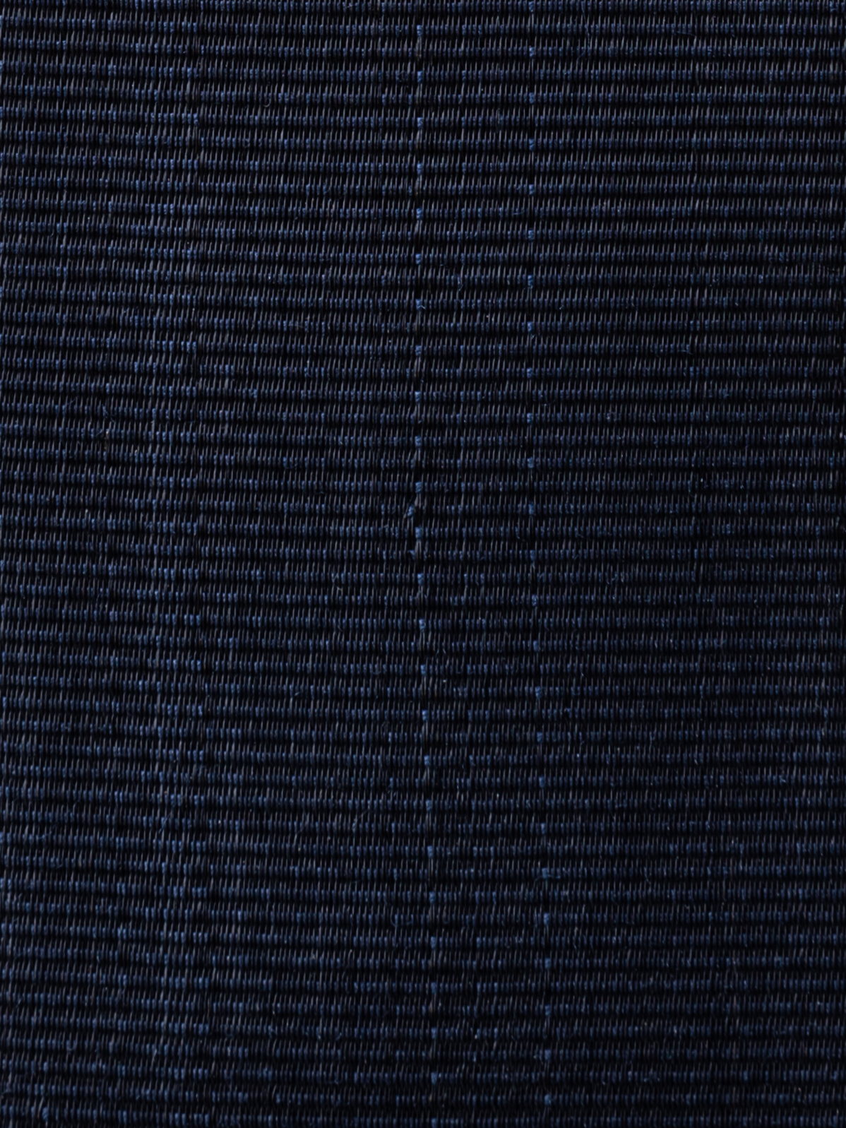 Designer Gepäck-Tag aus Rosshaar und Leder - Dunkelblau - Blau