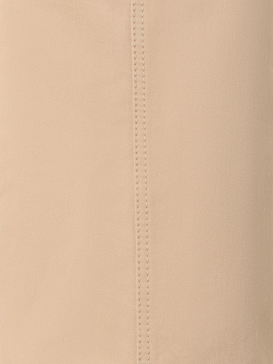 Designer Cropped Weite Hose aus Baumwoll-Gabardine - Beige