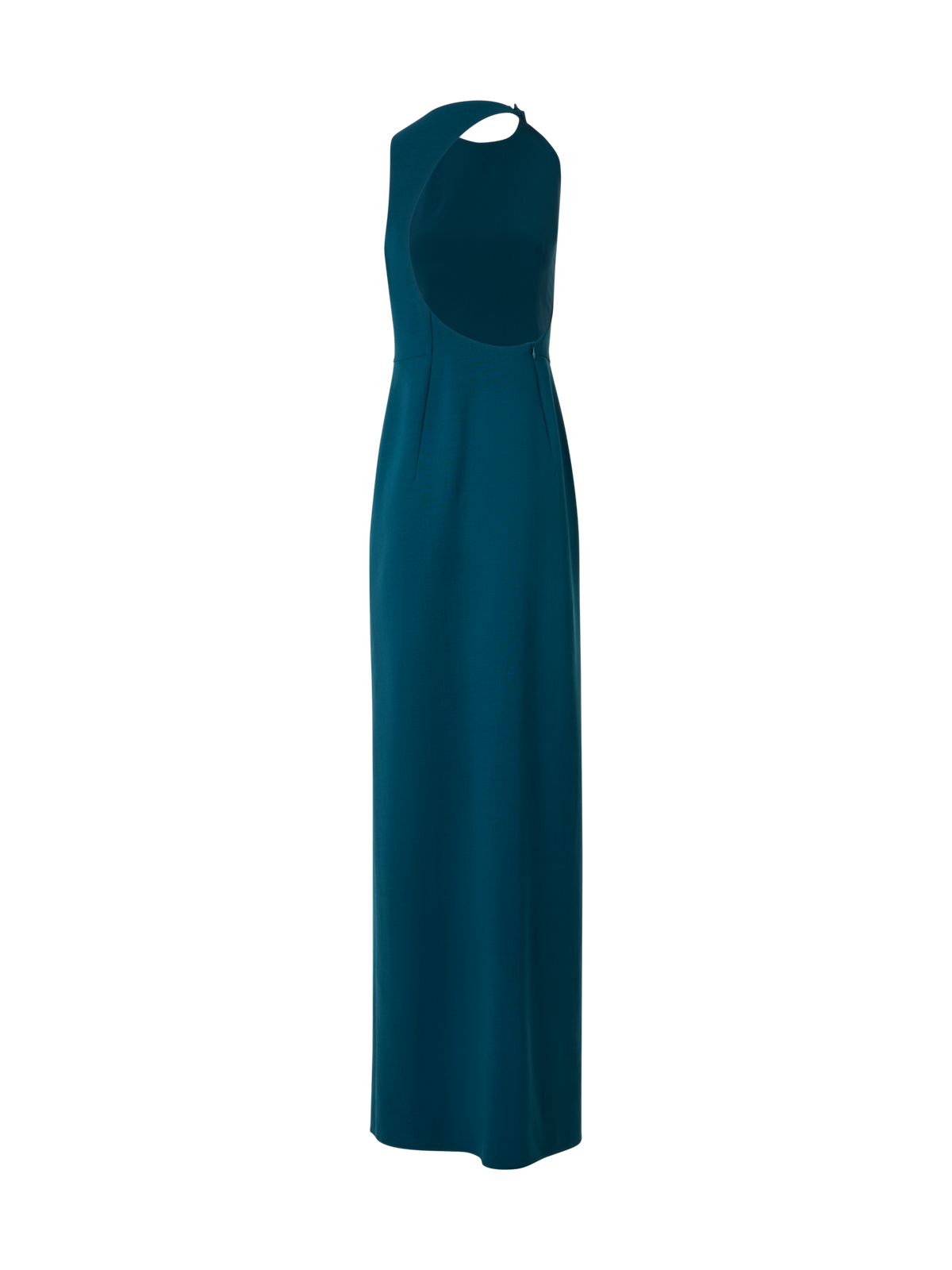 Designer Abendkleid mit Orbit-Cutout am Rücken - Grün