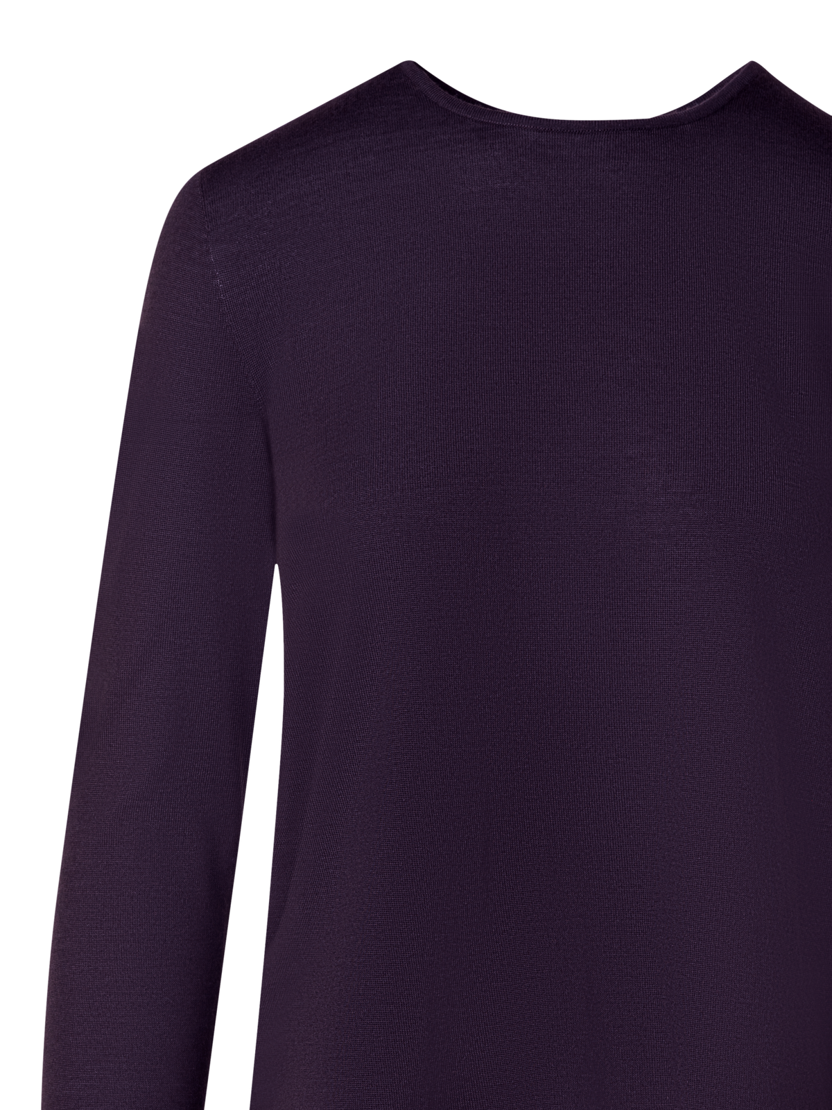 Designer Nahtloser Pullover aus Kaschmir und Seide - Violett