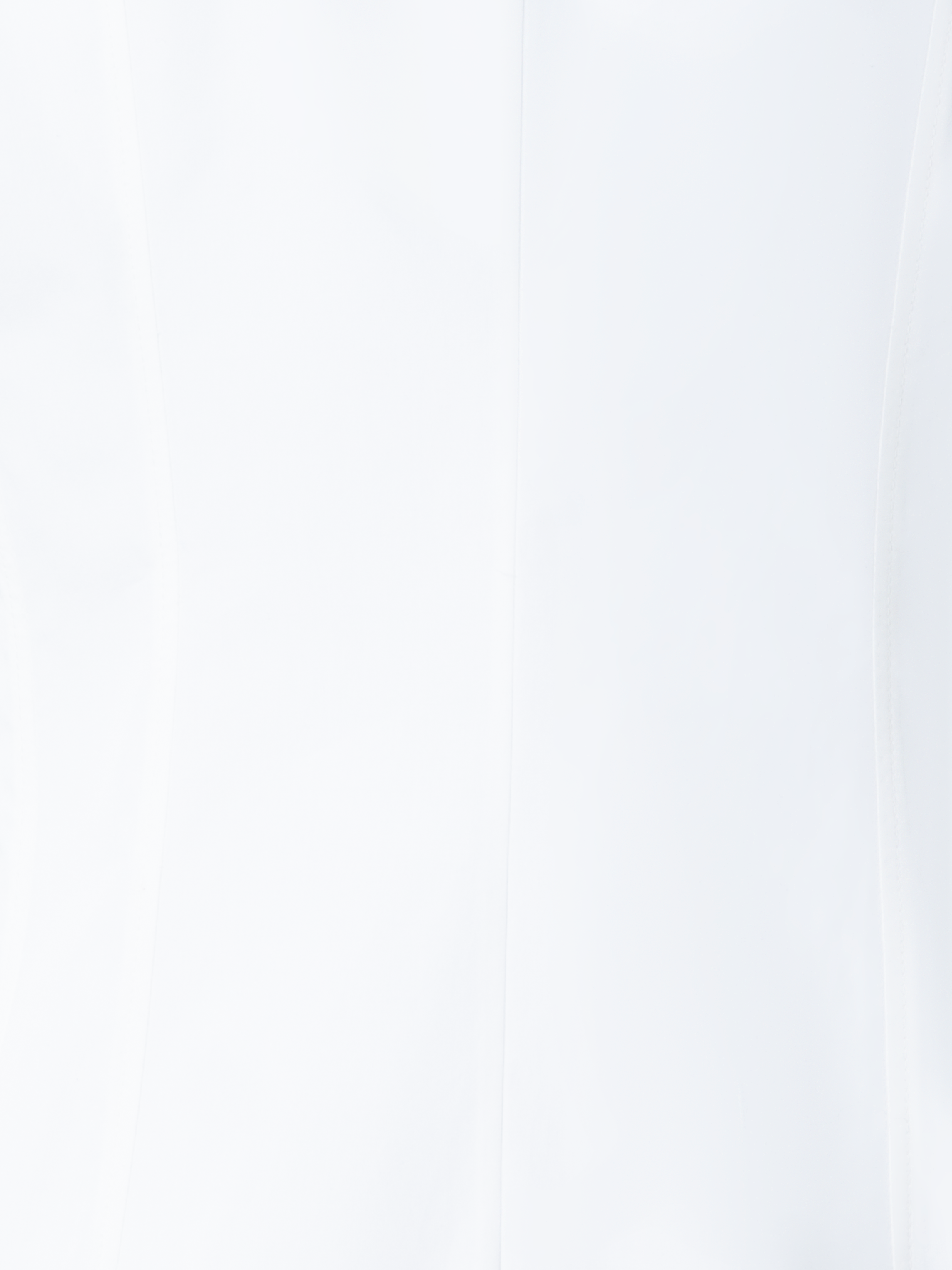 Designer Taillierte Baumwoll-Bluse - Ecru - Weiss