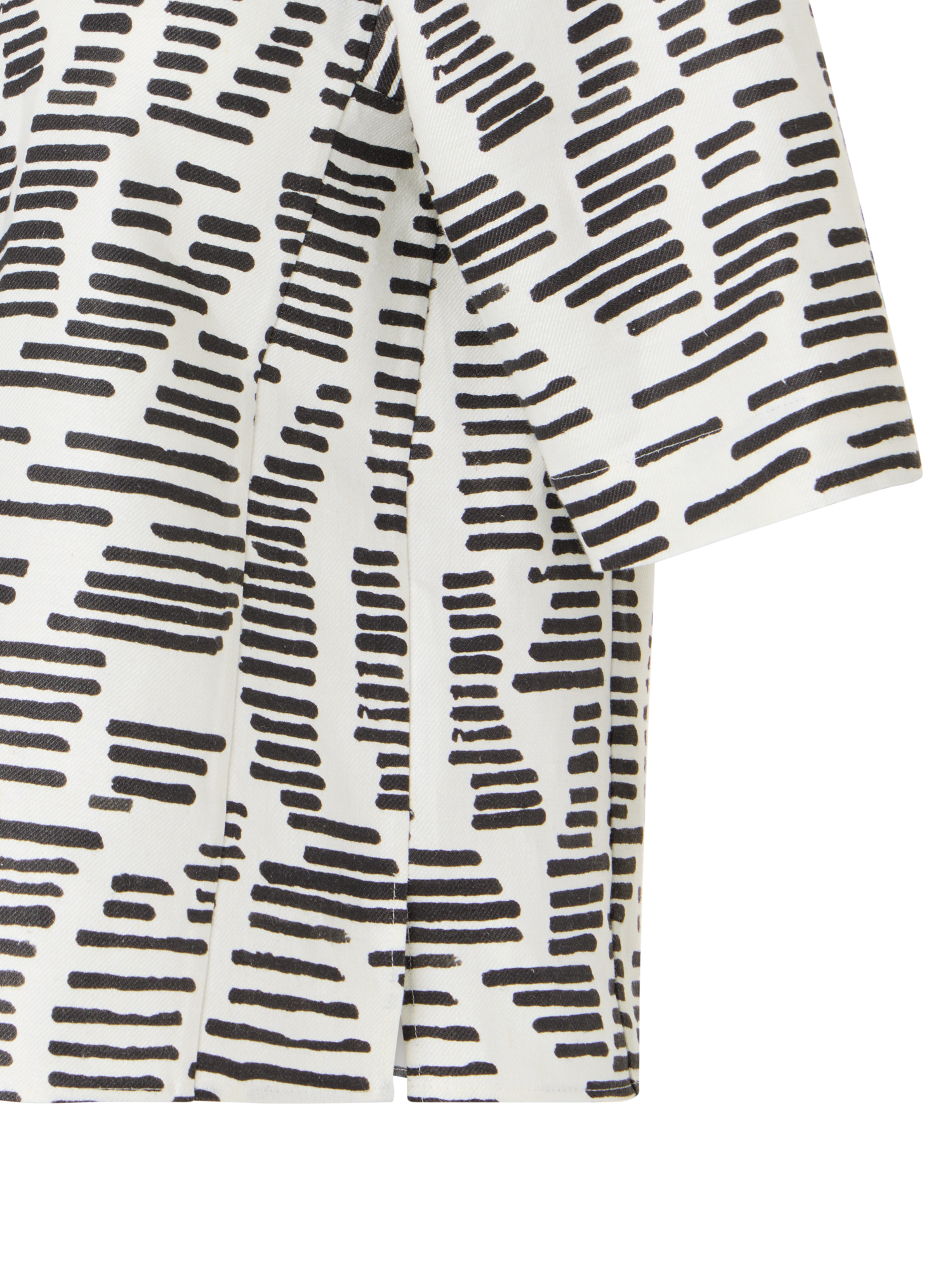 Designer Bluse mit Dance Movement Print - Weiss