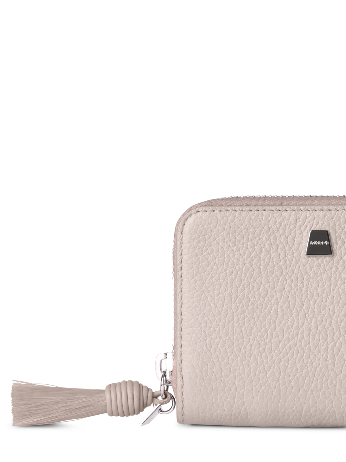 Designer Small Zip Around Wallet - Blau - Beige - Rot - Rosa