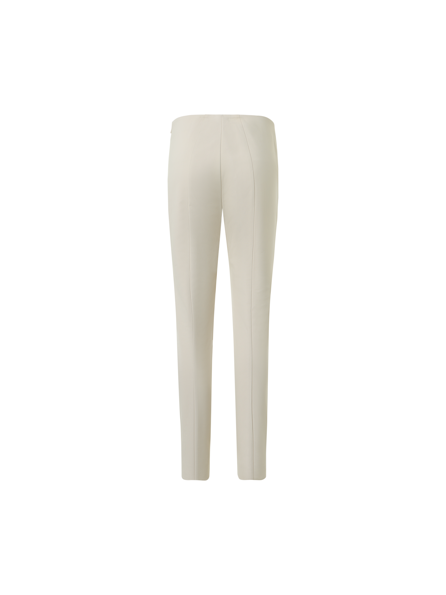 Designer Schmale Techno-Stretch-Hose aus Baumwolle - Beige