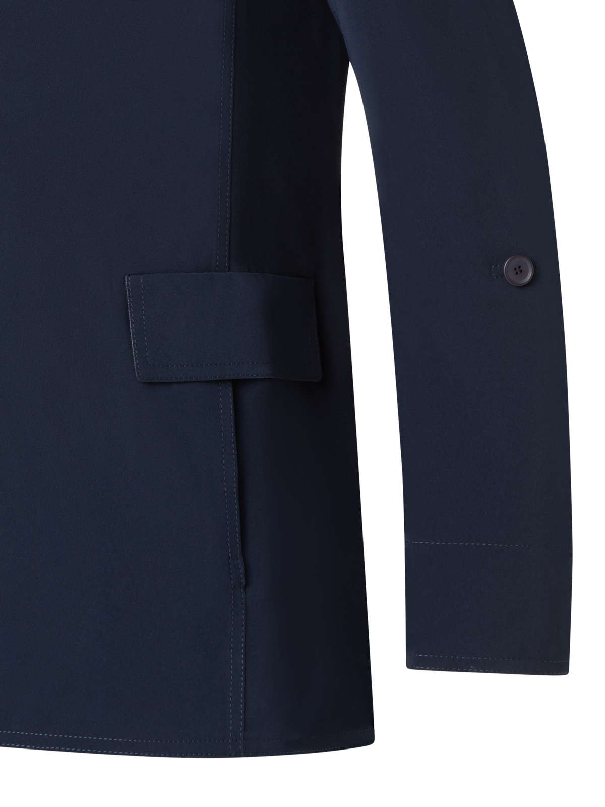 Designer Travel-Friendly Laser Cut Boyfriend Blazer - Dunkelblau - Blau