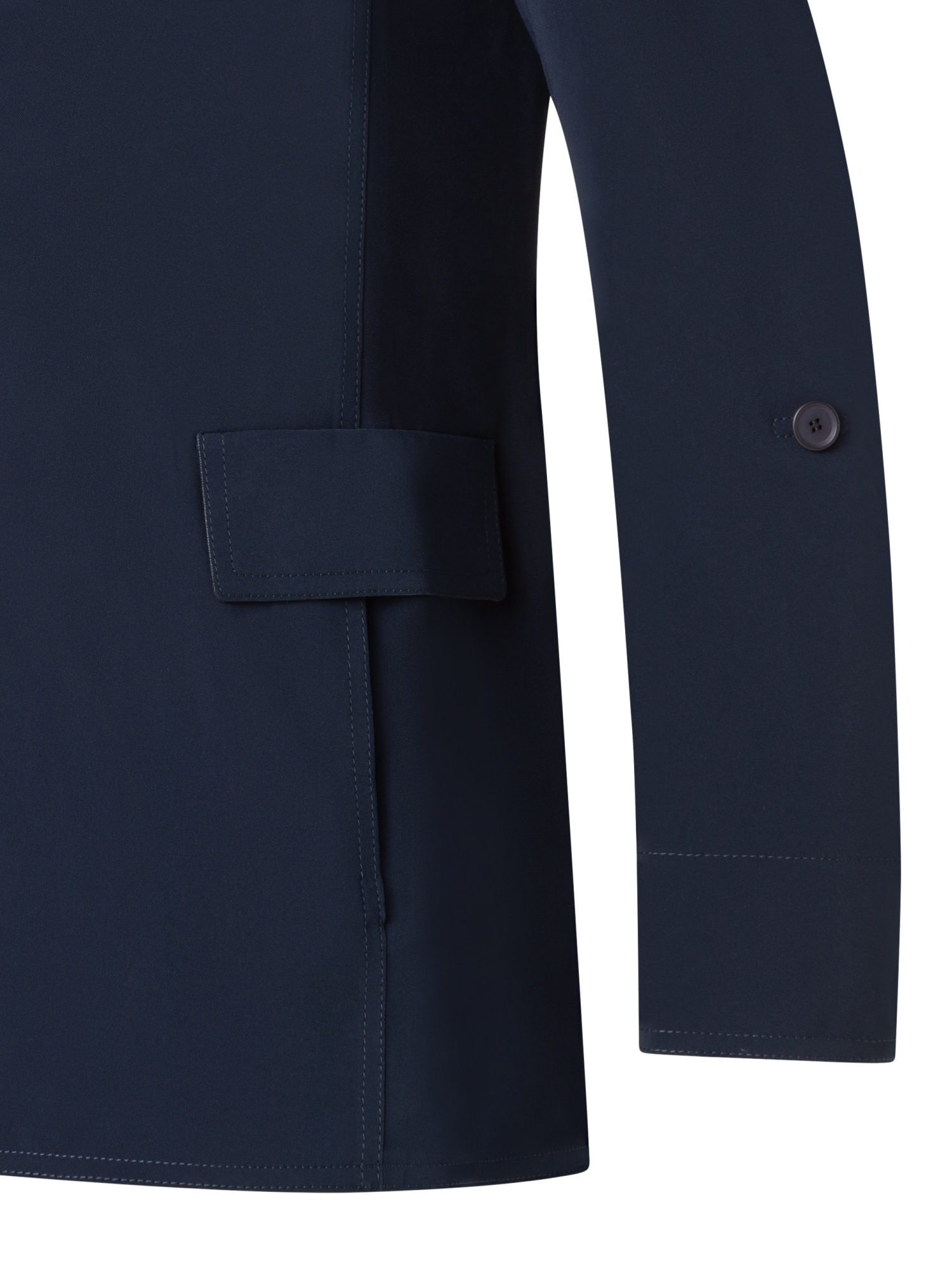 Designer Travel-Friendly Laser Cut Boyfriend Blazer - Dunkelblau - Blau