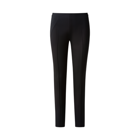 Slim Silk Stretch Crêpe Pants