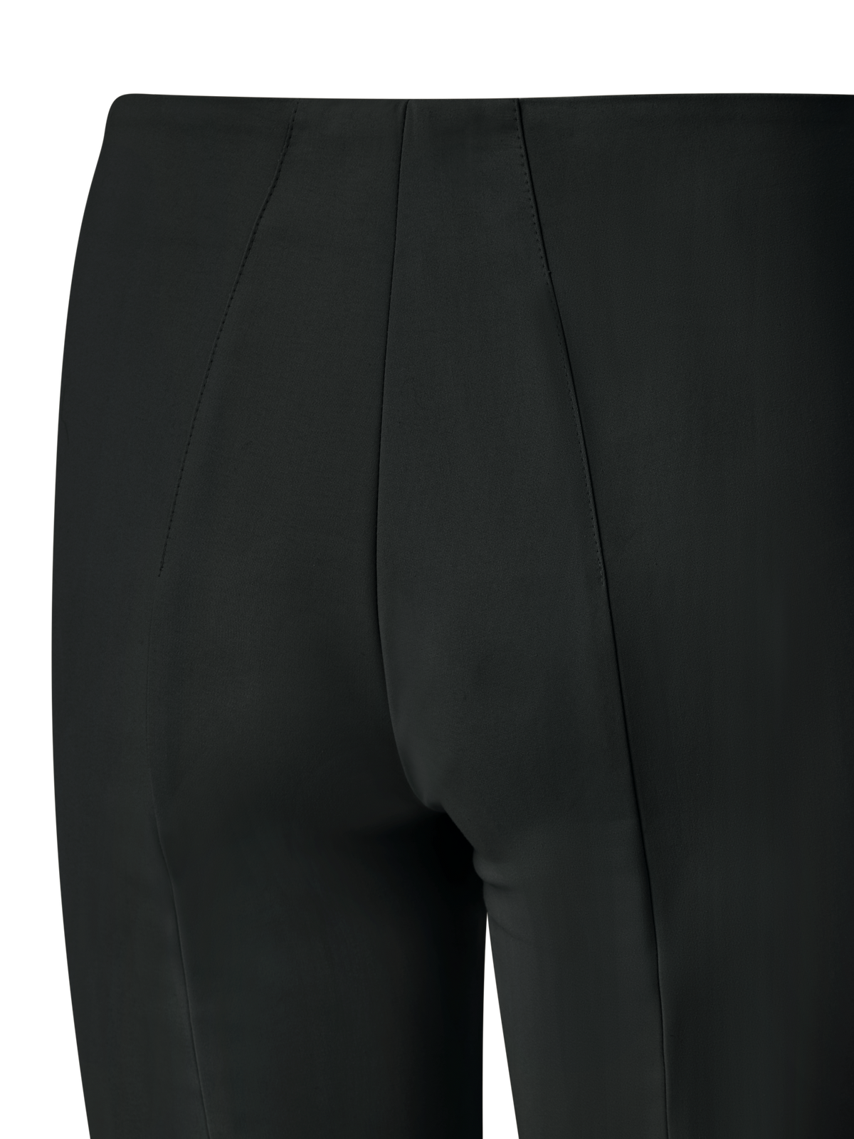 Designer Slim Hose aus Baumwoll-Techno-Stretch - Schwarz