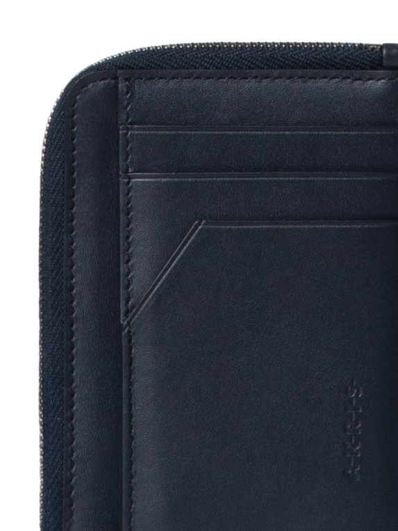 Designer Small Wallet mit St. Gallen Map Druck - Blau - Bunt