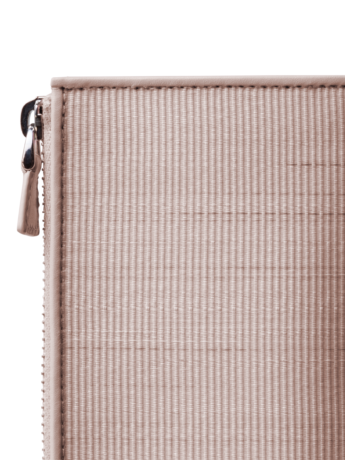 Designer Kartenetui aus Rosshaar und Leder - Beige