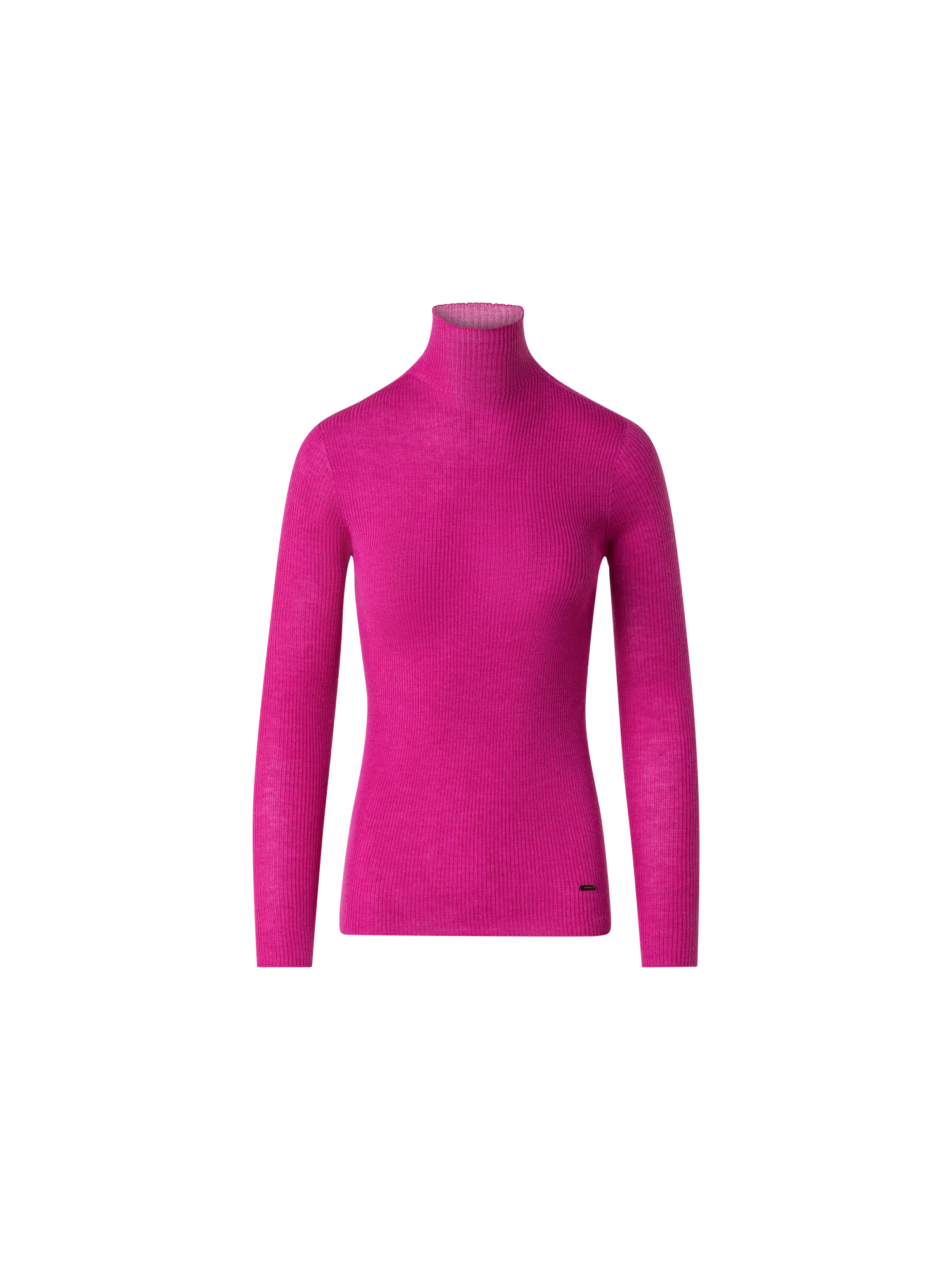 Designer Kaschmir-Seiden-Pullover mit Stehkragen - Rosa