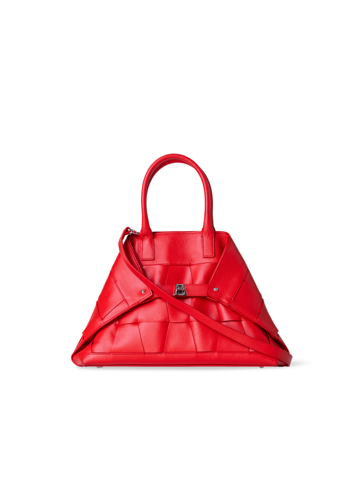 Designer Ai Small Top Handle Tote - Rot