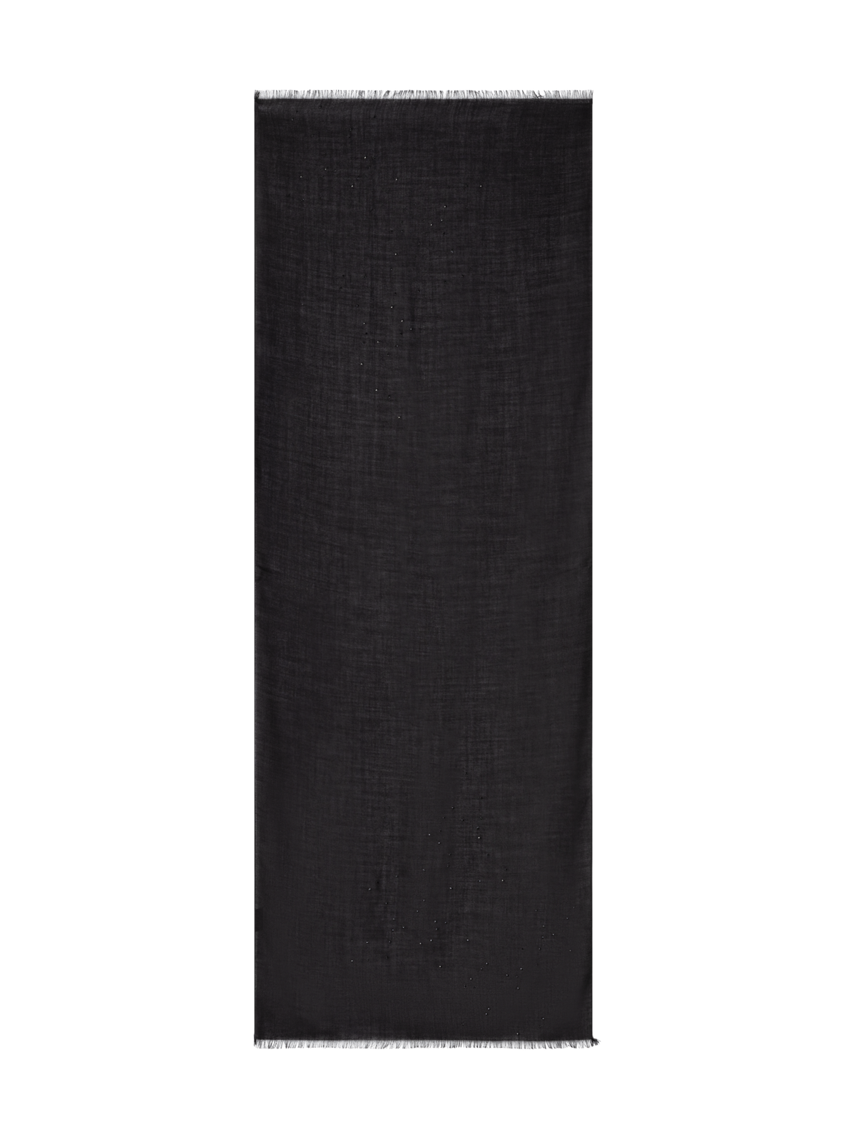 Designer Schal aus Kaschmir-Seide mit Kristallen - Schwarz