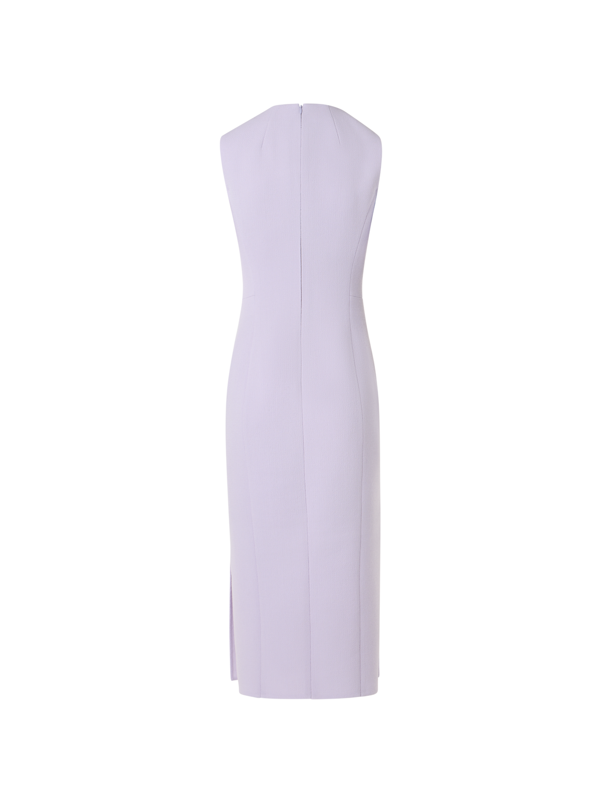 Designer Ärmelloses Etuikleid aus Wollkrepp-Doubleface
