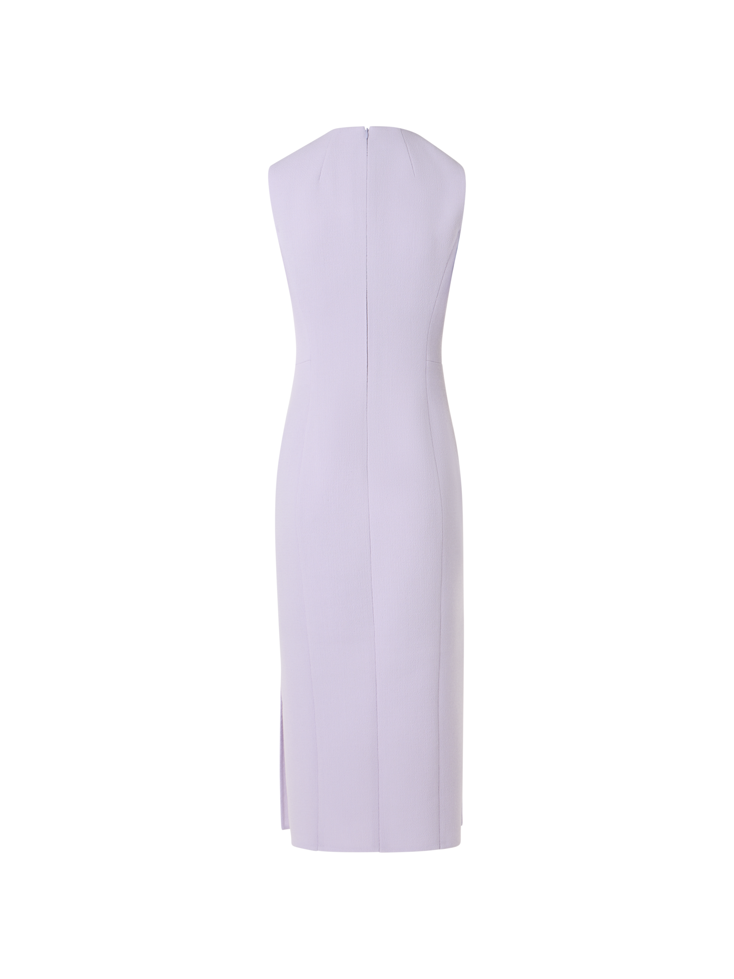 Designer Ärmelloses Etuikleid aus Wollkrepp-Doubleface