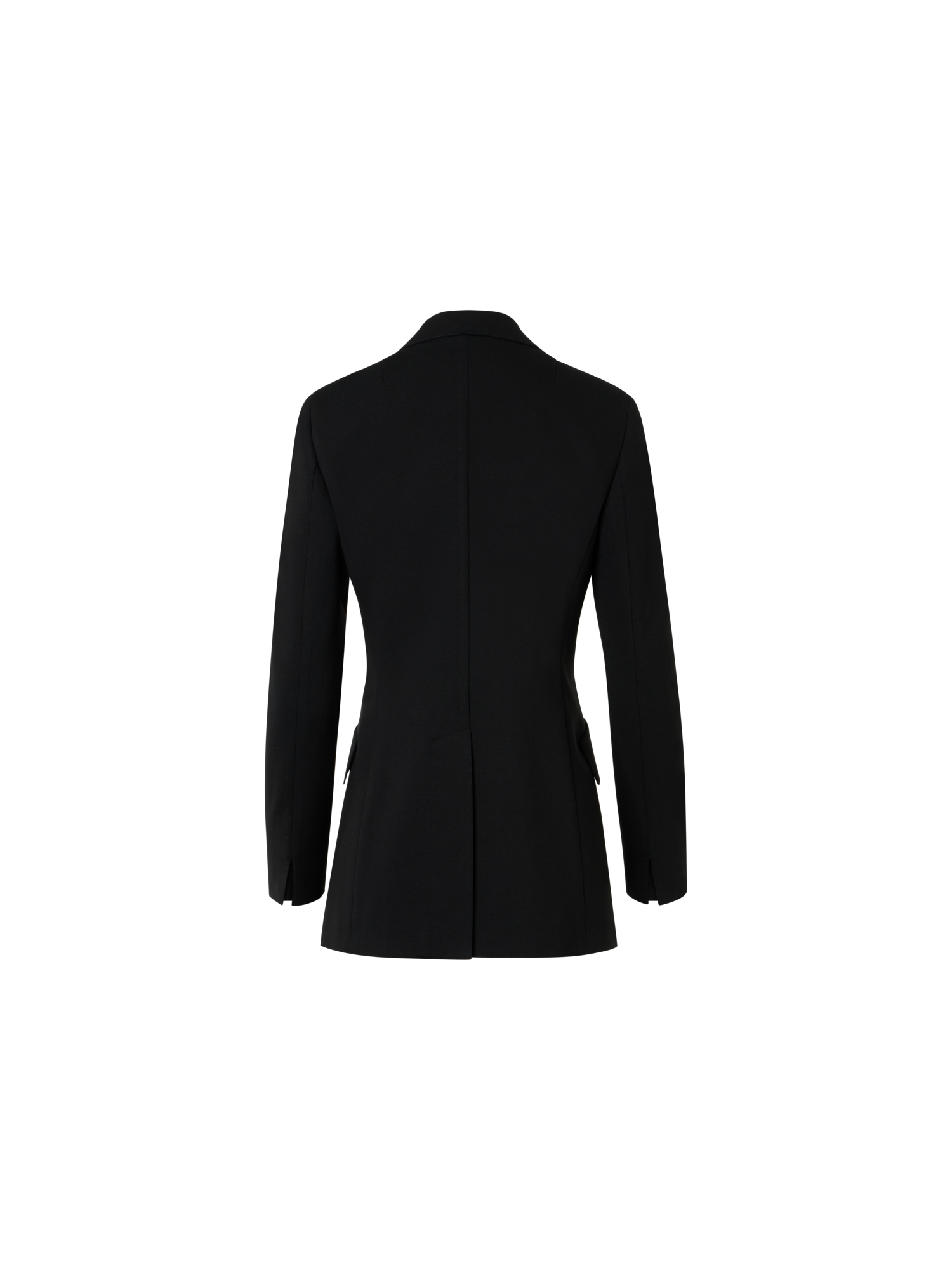 Designer Charakteristischer Viskose-Jersey-Blazer - Schwarz