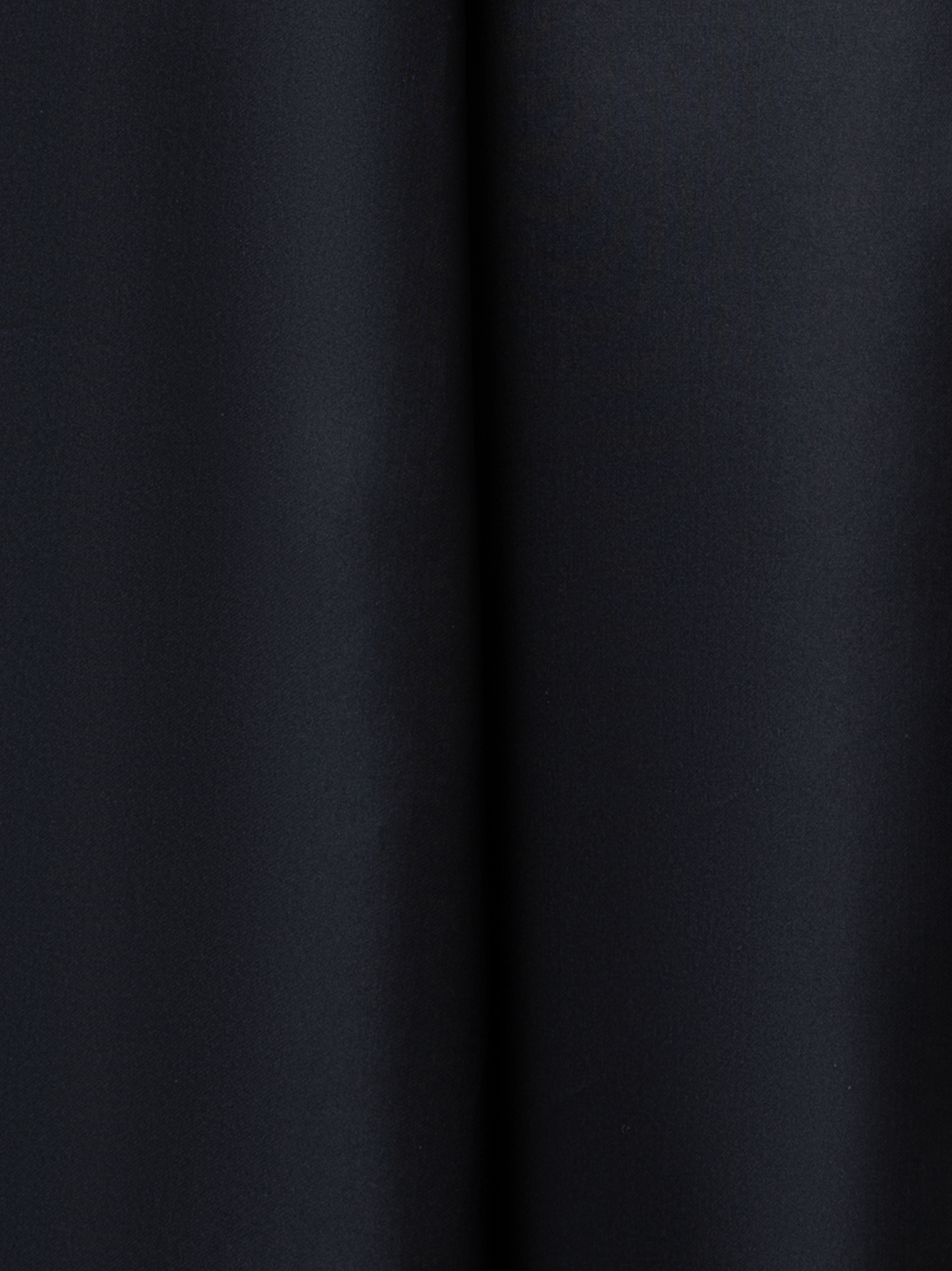 Designer Asymetrischer Midirock aus Seiden-Organza - Schwarz