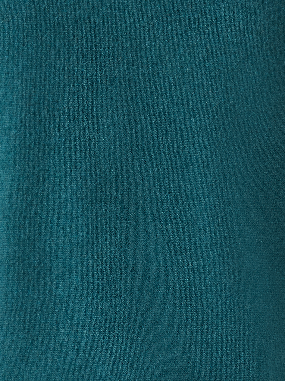 Designer Kurzarmpullover aus reinem Kaschmir - Grün