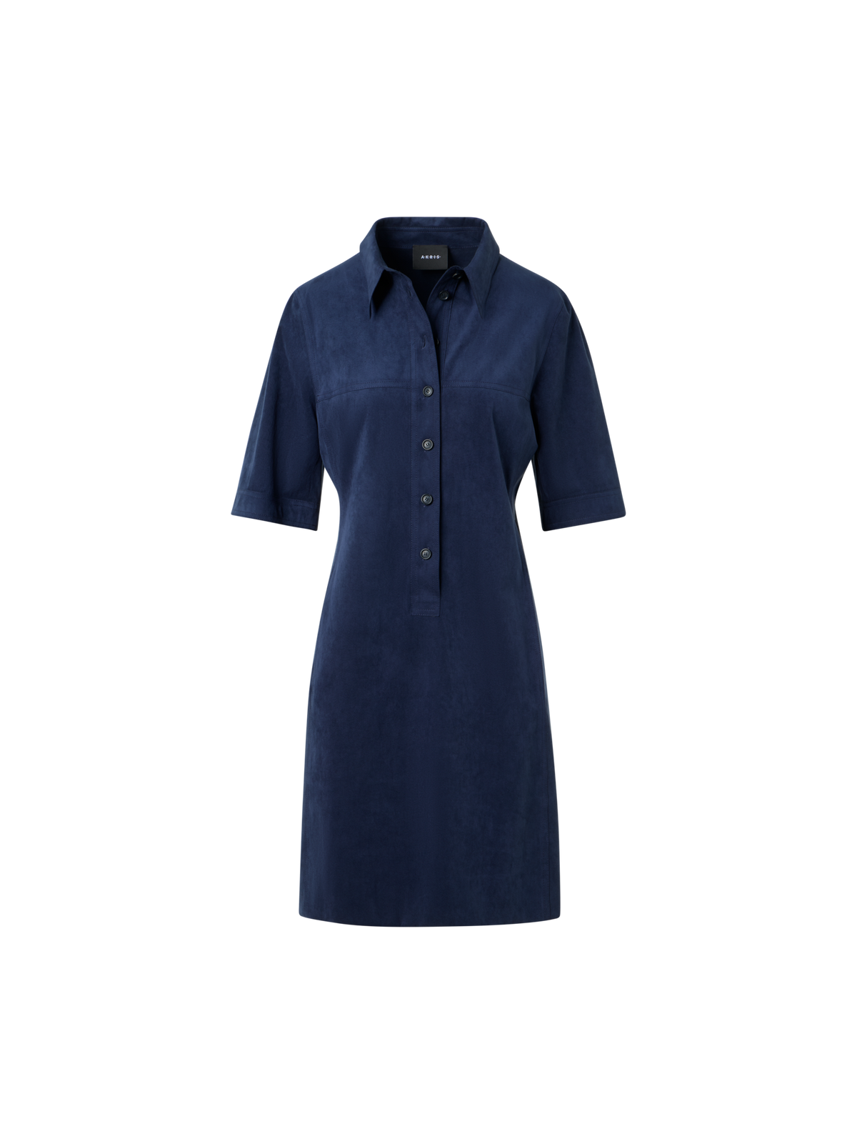 Designer Polokleid aus Techno-Ultrasuede