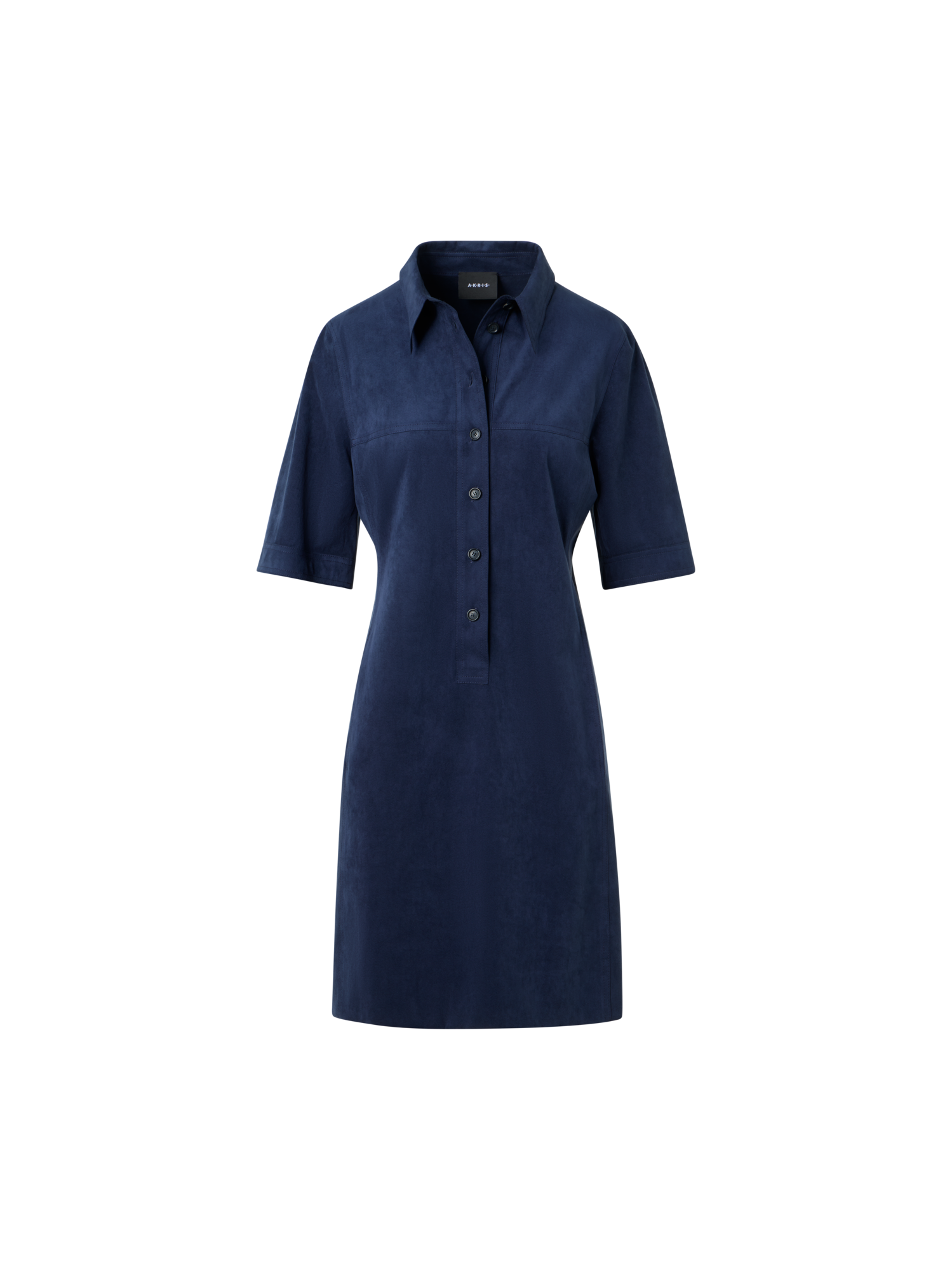Designer Polokleid aus Techno-Ultrasuede
