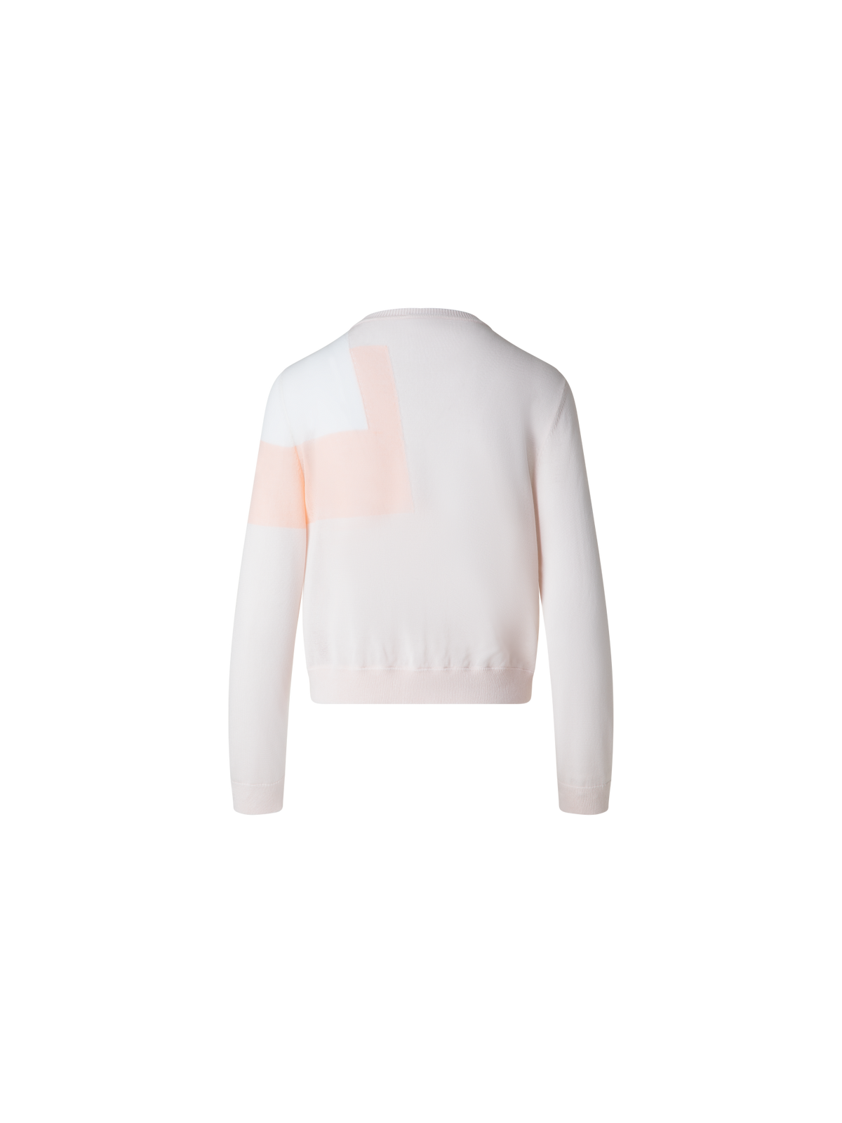 Designer Intarsien-Cardigan aus Leinenmischung - Bunt - Rosa