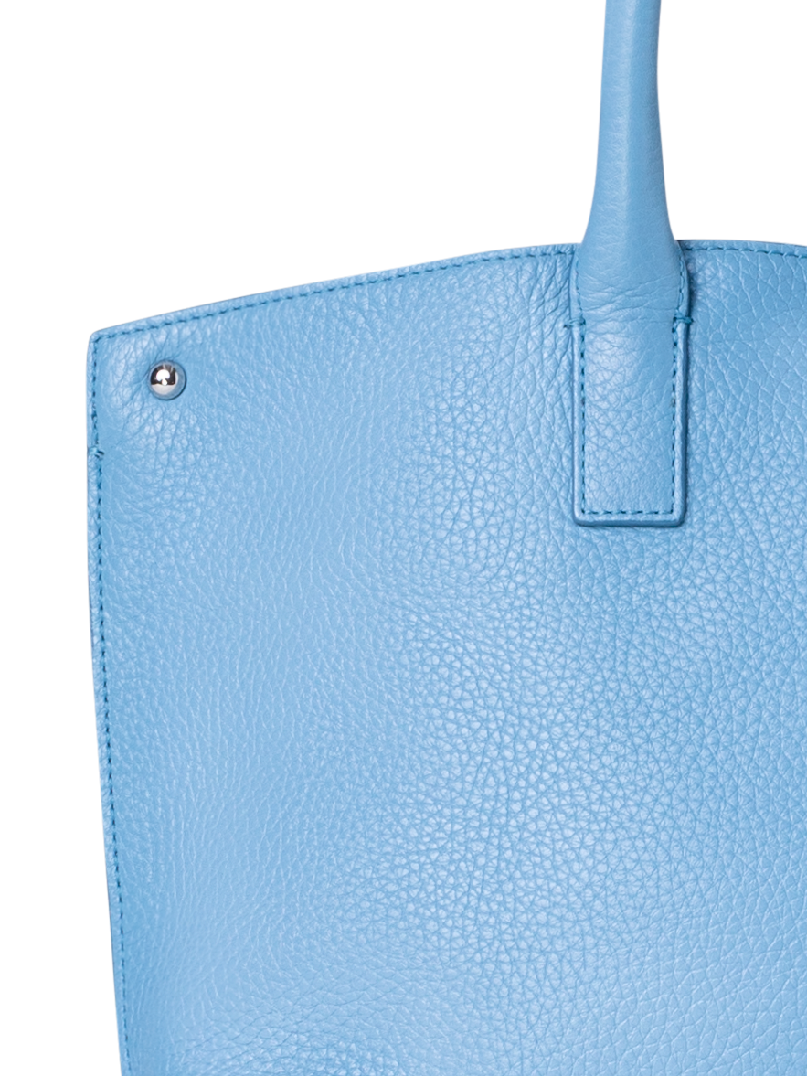 Designer Ai Little Top Handle Tote - Blau