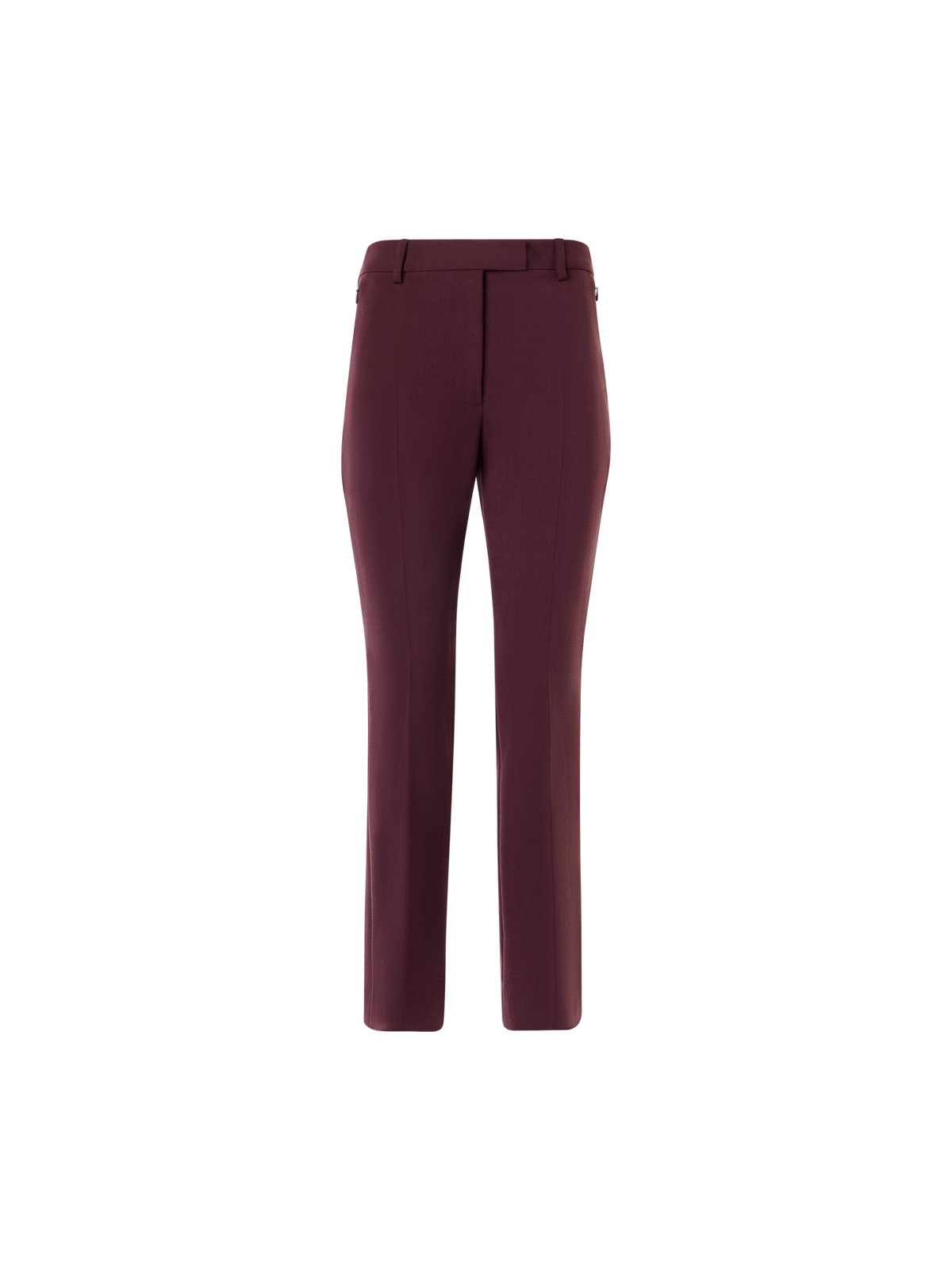 Designer Verkürzte Bootcut Hose - Rot