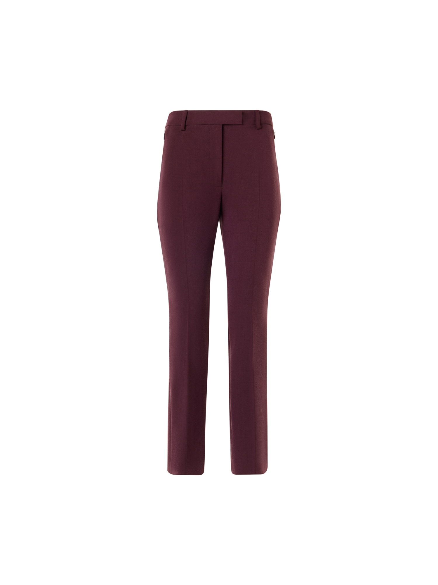 Designer Verkürzte Bootcut Hose - Rot
