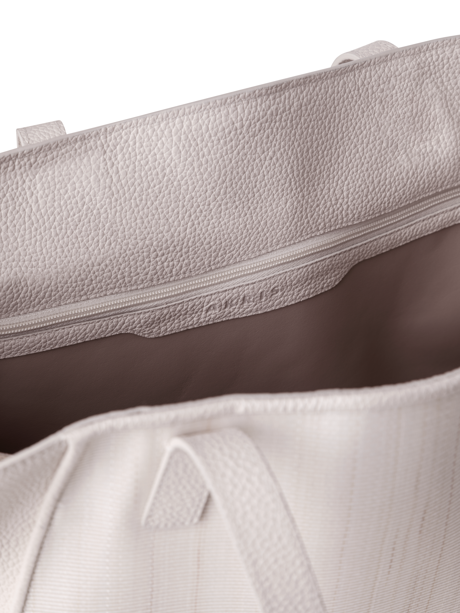 Designer Ai Medium Shoulder Tote - Ecru - Weiss