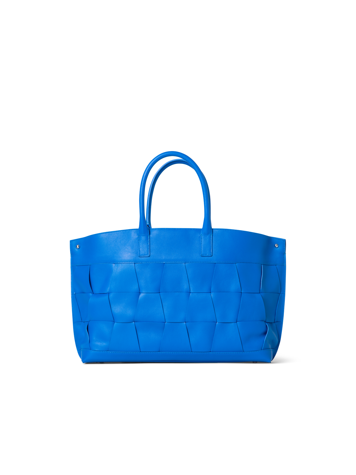 Designer Ai Small Top Handle Tote - Blau