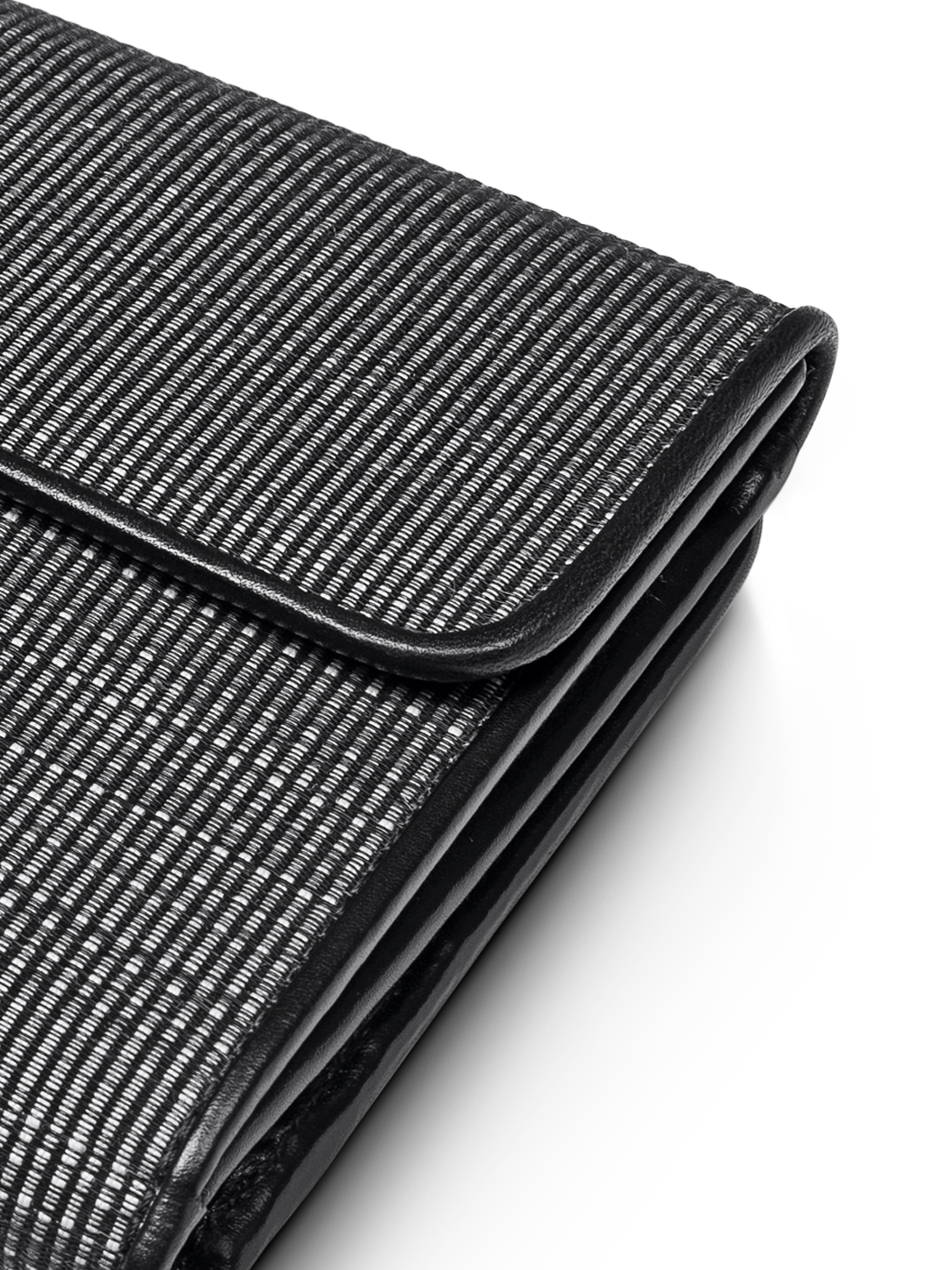 Designer Small Flap Over Wallet in Horsehair, 10.3 x 9.5 x2.3 cm