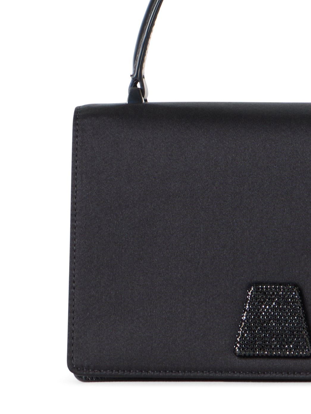 Designer Alice Mini Top Handle Tasche - Schwarz